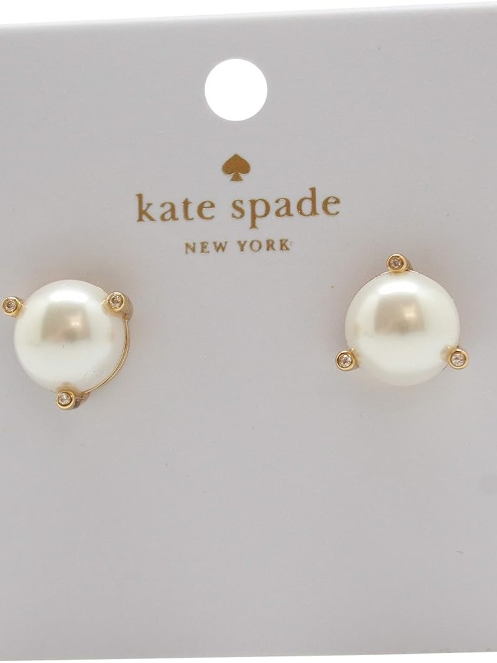 Kate Spade New York Rise and Shine Stud Womens Earrings Cream Multi-BNIB